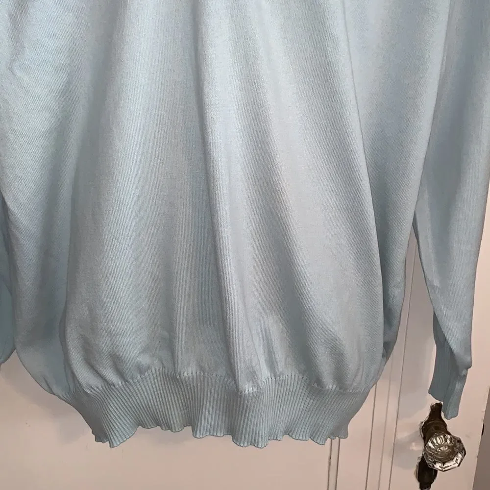 ‎T. Harris London mint green cotton sweater
